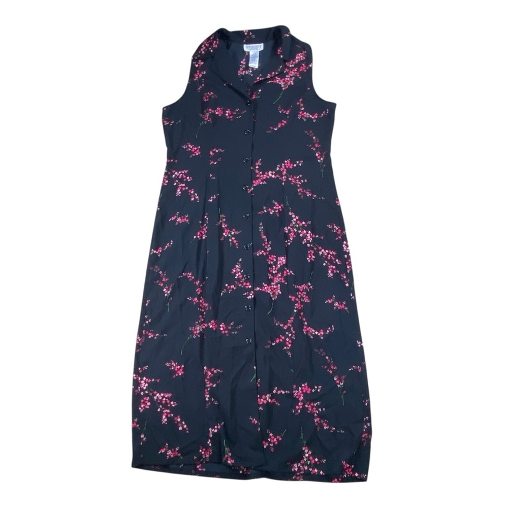 Woman’s Studio I button down collared floral dress size 12P
